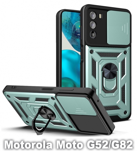 Панель BeCover Military для Motorola Moto G52/G82 (709974) Dark Green - фото - інтернет-магазин електроніки та побутової техніки TTT