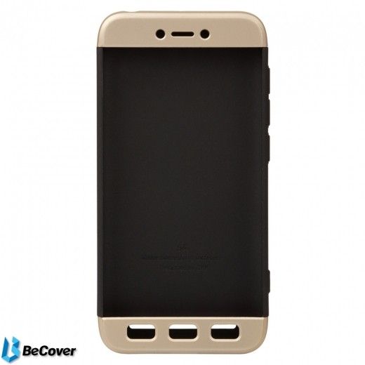 Панель BeCover Super-protect Series для Xiaomi Redmi 5a (BC_701883) Black/Gold - фото - интернет-магазин электроники и бытовой техники TTT