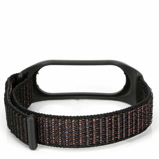 Ремінець BeCover Nylon Style для Xiaomi Mi Smart Band 7 (707655) Black - фото - інтернет-магазин електроніки та побутової техніки TTT