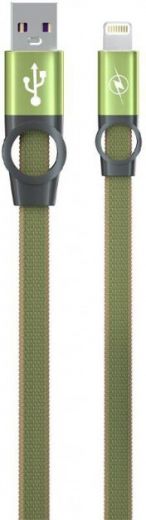 Кабель Gelius Pro Flexible 2 GP-UC07i USB Apple Lightning 1 м (2099900786310) Pine Green - фото - інтернет-магазин електроніки та побутової техніки TTT