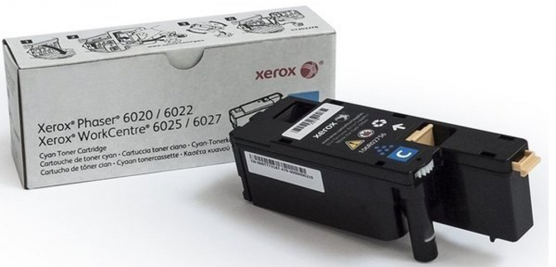 Картридж Xerox Phaser 6020/6022/WC6025/6027 Cyan - фото - интернет-магазин электроники и бытовой техники TTT