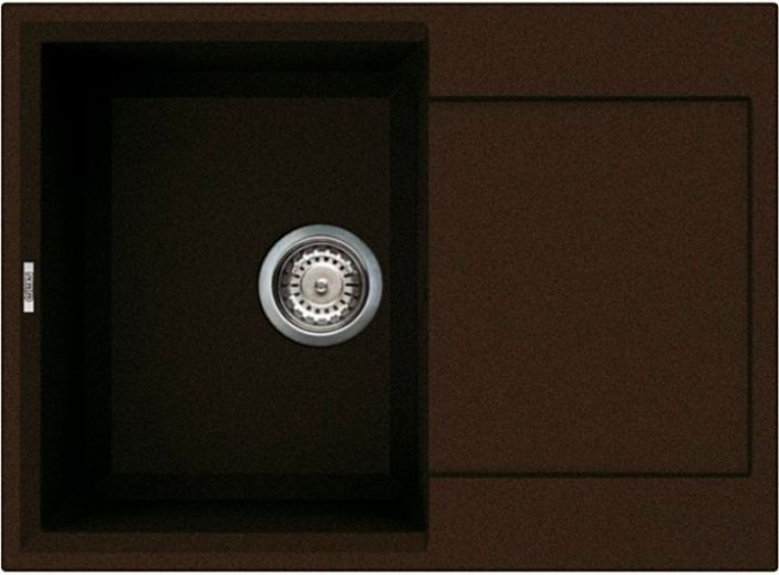 Кухонная мойка ELLECI Easy 135 Espresso 78  - фото Кухонная мойка ELLECI Easy 135 Espresso 78  - фото - интернет-магазин электроники и бытовой техники TTT