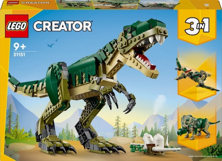 Конструктор LEGO Creator 3-в-1 Тиранозавр 626 деталей (31151) - фото - інтернет-магазин електроніки та побутової техніки TTT