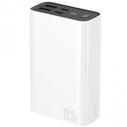 УМБ Proove Hyper Flux Plus 22.5W 20000mAh (PBF222120002) White - фото - интернет-магазин электроники и бытовой техники TTT