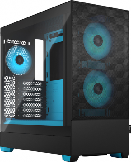 Корпус Fractal Design Pop Air RGB Core TG (FD-C-POR1A-02) Cyan Core  - фото Корпус Fractal Design Pop Air RGB Core TG (FD-C-POR1A-02) Cyan Core  - фото - інтернет-магазин електроніки та побутової техніки TTT