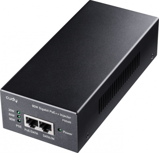 Сетевой адаптер PoE Cudy POE400, 90W Gigabit PoE+ /PoE Injector (POE400_EU) - фото Сетевой адаптер PoE Cudy POE400, 90W Gigabit PoE+ /PoE Injector (POE400_EU) - фото - интернет-магазин электроники и бытовой техники TTT
