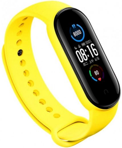Ремінець BeCover для Xiaomi Mi Smart Band 5 (705073) Yellow - фото - інтернет-магазин електроніки та побутової техніки TTT