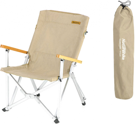 Крісло розкладне Naturehike Shangye NH19JJ004 (6927595739303) Beige - фото - інтернет-магазин електроніки та побутової техніки TTT