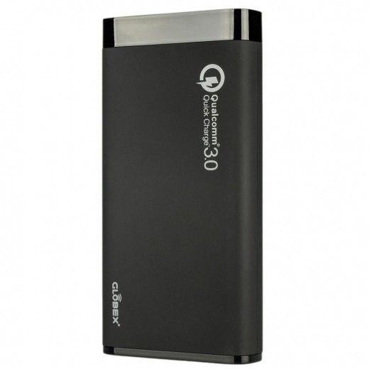 Внешний аккумулятор Globex QC 3.0 15000 mAh Black (Q150S) - фото - интернет-магазин электроники и бытовой техники TTT