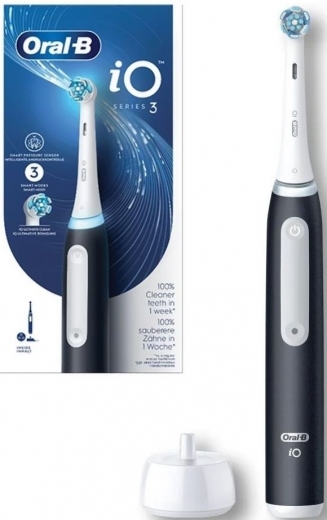 Электрическая зубная щетка Braun Oral-B iO Series 3 iOG3.1A6.0 Black - фото Электрическая зубная щетка Braun Oral-B iO Series 3 iOG3.1A6.0 Black - фото - интернет-магазин электроники и бытовой техники TTT