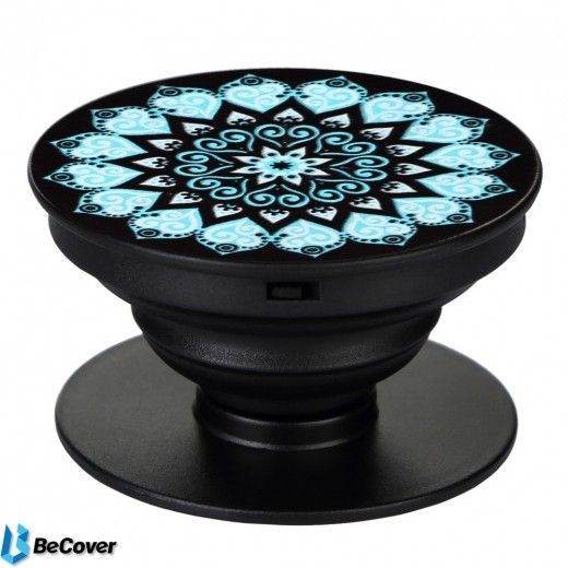 Автотримач для смартфона BeCover PopSockets Stand + PopSockets Mount Pattern Blue (BC_701684) - фото - інтернет-магазин електроніки та побутової техніки TTT