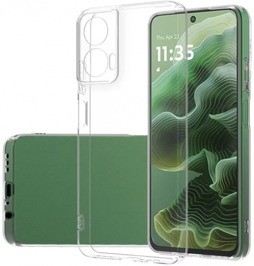 Cиліконовий чохол BeCover для Motorola Moto G35 (712747) Transparancy - фото - інтернет-магазин електроніки та побутової техніки TTT