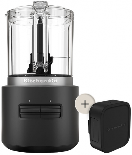 Кухонний мінікомбайн бездротовий KitchenAid Go 5KFCR500BM  - фото - інтернет-магазин електроніки та побутової техніки TTT