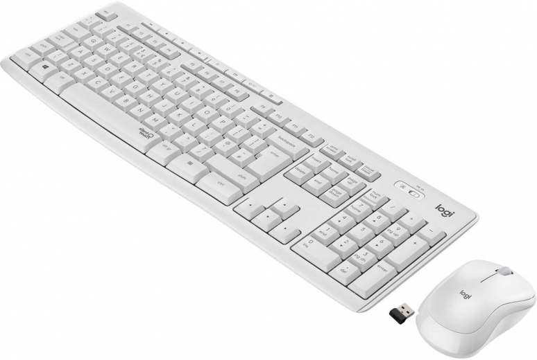 Комплект Logitech MK295 Silent Wireless UA (920-009824) White - фото Комплект Logitech MK295 Silent Wireless UA (920-009824) White - фото - інтернет-магазин електроніки та побутової техніки TTT