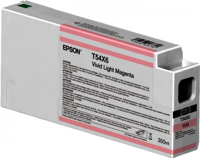 Картридж Epson Singlepack T54X600 UltraChrome HDX/HD 350 мл. (10343976832) Vivid Light Magenta - фото - інтернет-магазин електроніки та побутової техніки TTT