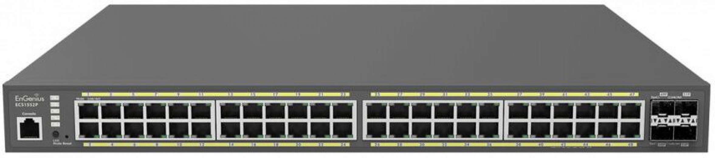 Коммутатор EnGenius ECS1552P 48xGbE + 4x10Gb SFP+ L2+ 410W Cloud - фото Коммутатор EnGenius ECS1552P 48xGbE + 4x10Gb SFP+ L2+ 410W Cloud - фото - интернет-магазин электроники и бытовой техники TTT