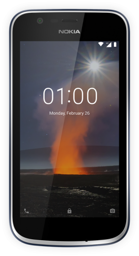 Смартфон Nokia 1 (11FRTL01A09) Blue - фото - интернет-магазин электроники и бытовой техники TTT