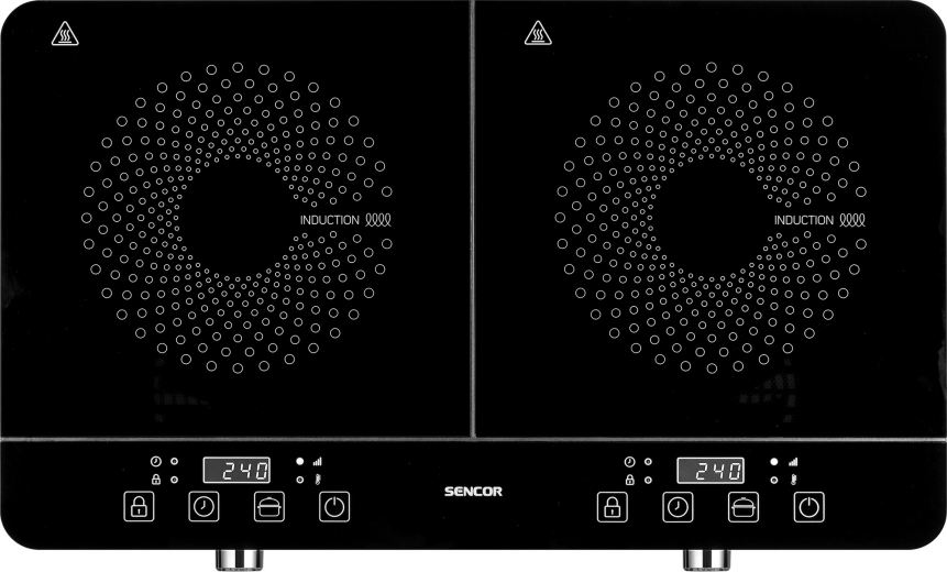 Плита настільна Sencor SCP 4201GY - фото Плита настільна Sencor SCP 4201GY - фото - інтернет-магазин електроніки та побутової техніки TTT