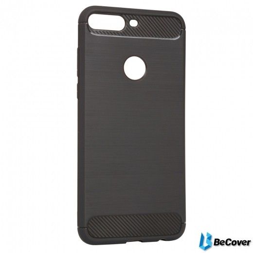Панель BeCover Carbon Series для Huawei Y7 Prime 2018 (702479) Gray - фото - інтернет-магазин електроніки та побутової техніки TTT