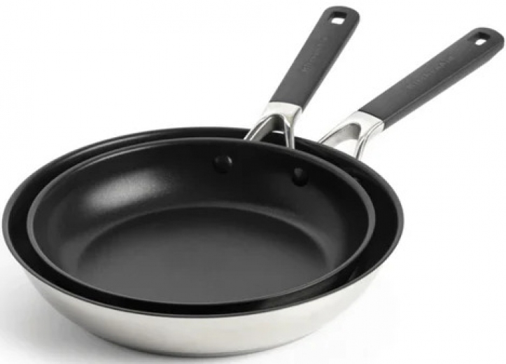 Набор сковородок KitchenAid CSS 2 шт. (CC005707-001) - фото - интернет-магазин электроники и бытовой техники TTT