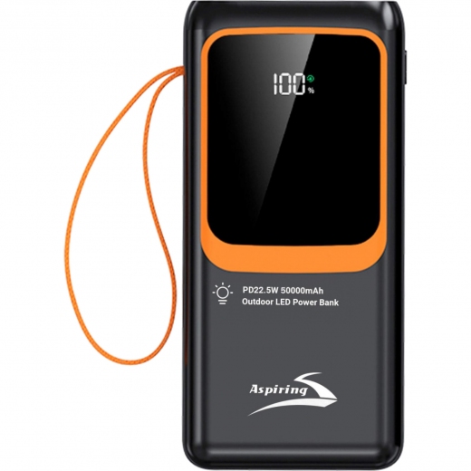 УМБ Aspiring Light 50 PD22.5W 50000 mAh (PB-L50) - фото - інтернет-магазин електроніки та побутової техніки TTT
