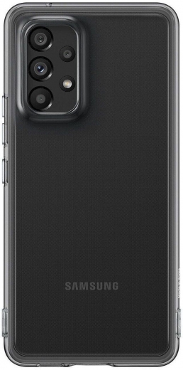 Чехол Samsung Soft Clear Cover для Samsung Galaxy A53 (A536) (EF-QA536TBEGRU) Black - фото - интернет-магазин электроники и бытовой техники TTT
