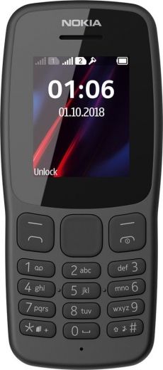 Мобильный телефон Nokia 106 2018 (16NEBD01A02) Dark Gray - фото - интернет-магазин электроники и бытовой техники TTT