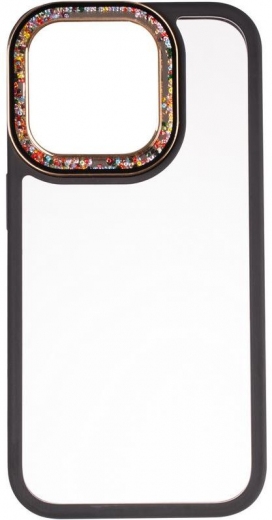 Накладка Gelius Swarovski Case New для iPhone 15 Black - фото - интернет-магазин электроники и бытовой техники TTT