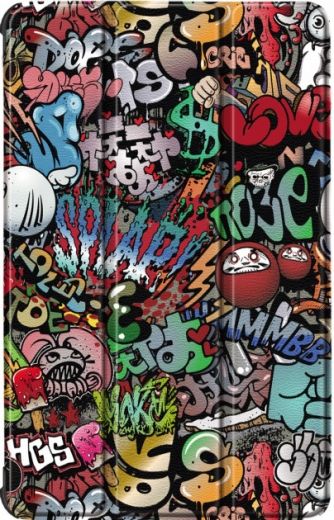 Чехол BeCover Smart Case для Samsung Galaxy Tab S6 Lite 10.4 P610/P615 (705197) Graffiti - фото - интернет-магазин электроники и бытовой техники TTT