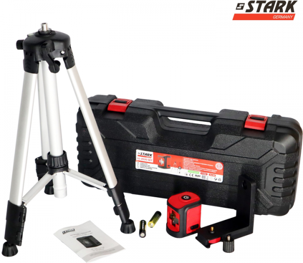 Лазерный нивелир Stark LL-202G SET со штативом и кейсом (290150026) - фото - интернет-магазин электроники и бытовой техники TTT