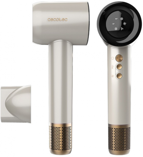 Фен Cecotec Bamba IoniCare Rockstar Nano IonTech Champagne - фото - интернет-магазин электроники и бытовой техники TTT