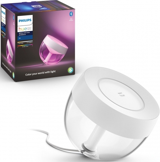 Світильник розумний Philips Hue Iris 2000K-6500K Color Bluetooth (929002376703) Silver - фото - інтернет-магазин електроніки та побутової техніки TTT