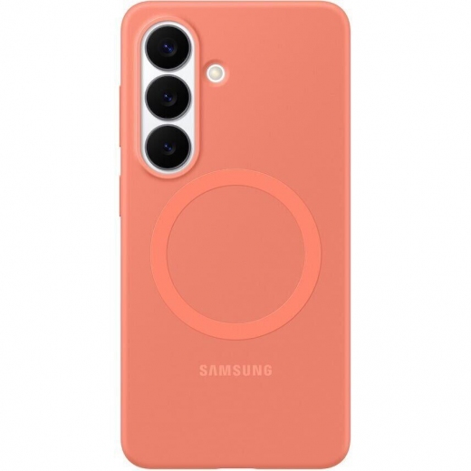 Панель Samsung Silicone Magnet для Samsung Galaxy S26 (EF-ES942COEGWW) Coralred - фото - интернет-магазин электроники и бытовой техники TTT
