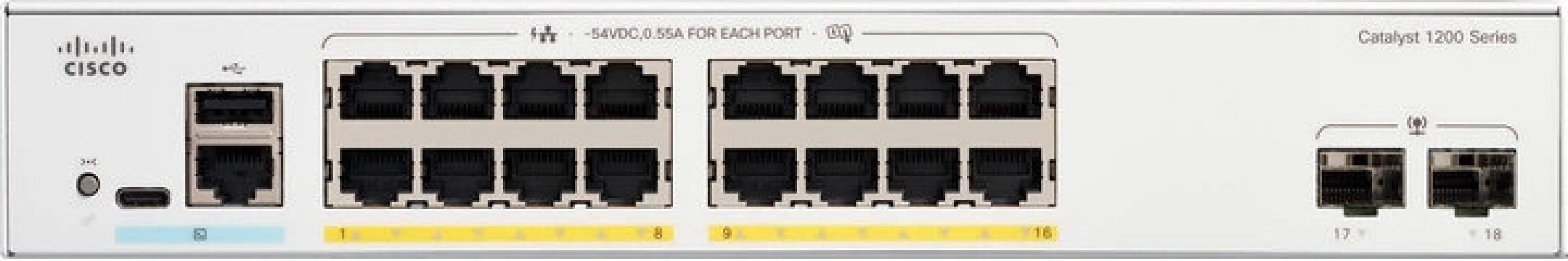 Коммутатор Cisco Catalyst 1200 (C1200-16P-2G) - фото - интернет-магазин электроники и бытовой техники TTT
