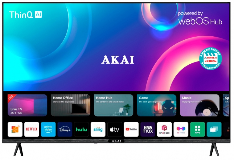 Телевизор Akai AK50UHD22W - фото - интернет-магазин электроники и бытовой техники TTT