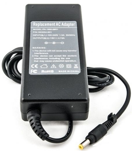 Блок питания PowerPlant для ноутбуков HP 220V, 19V 90W 4.74A (4.8*1.7) (HP90F4817) - фото Блок питания PowerPlant для ноутбуков HP 220V, 19V 90W 4.74A (4.8*1.7) (HP90F4817) - фото - интернет-магазин электроники и бытовой техники TTT