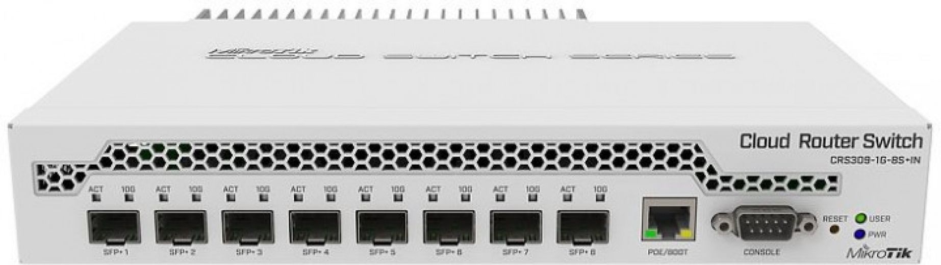 Коммутатор MikroTik CRS309-1G-8S+IN - фото Коммутатор MikroTik CRS309-1G-8S+IN - фото - интернет-магазин электроники и бытовой техники TTT