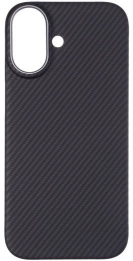Панель Gelius Kevlar Case (MagSafe) для iPhone 17 Black - фото - інтернет-магазин електроніки та побутової техніки TTT
