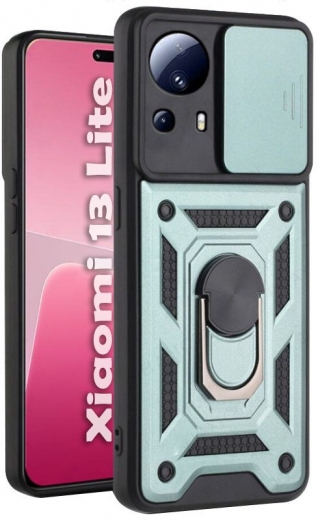 Панель BeCover Military для Xiaomi 13 Lite (710569) Dark Green - фото - интернет-магазин электроники и бытовой техники TTT