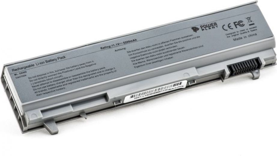 Акумулятор PowerPlant для DELL Latitude E6400 (PT434, DE E6400 3SP2) 11.1V 5200mAh (NB00000111) - фото - інтернет-магазин електроніки та побутової техніки TTT