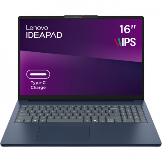 Ноутбук Lenovo IdeaPad Slim 3 16IPH11 (83US006RRA) Cosmic Blue - фото - интернет-магазин электроники и бытовой техники TTT