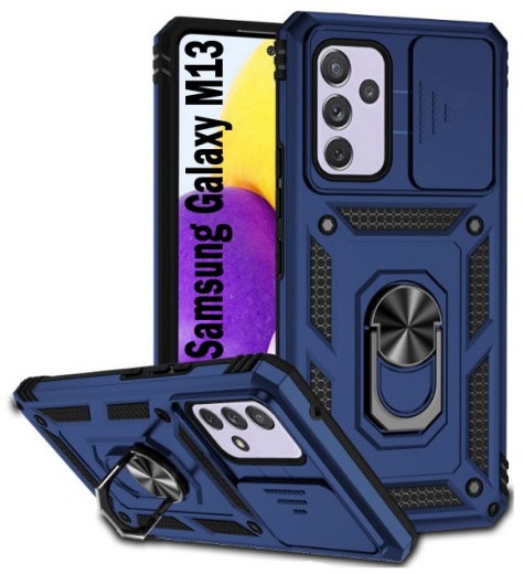 Панель BeCover Military для Samsung Galaxy M13 SM-M135 (BC_708208) Blue - фото - інтернет-магазин електроніки та побутової техніки TTT