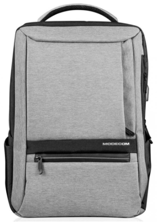 Рюкзак для ноутбука Modecom Smart 15 (PLE-MC-SMART-15) Gray/Black  - фото - интернет-магазин электроники и бытовой техники TTT
