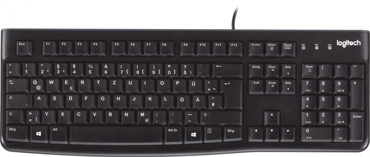Клавиатура проводная Logitech K120 USB (920-002506) - фото - интернет-магазин электроники и бытовой техники TTT