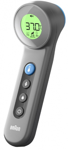 Бесконтактный сенсорный термометр Braun BNT400 BLACK - фото - интернет-магазин электроники и бытовой техники TTT