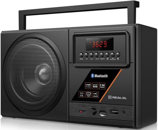 Радиоприемник Real-El X-700 (EL121800001) Black - фото Радиоприемник Real-El X-700 (EL121800001) Black - фото - интернет-магазин электроники и бытовой техники TTT