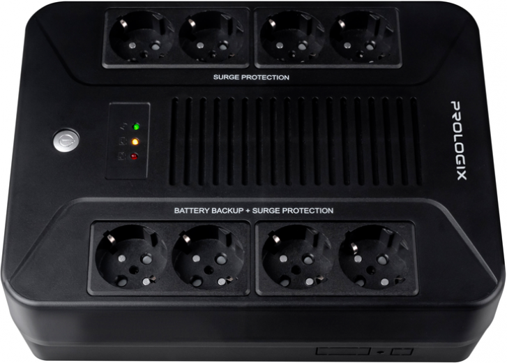 ИБП Prologix 1000 (PLP1000VA8LED) - фото ИБП Prologix 1000 (PLP1000VA8LED) - фото - интернет-магазин электроники и бытовой техники TTT