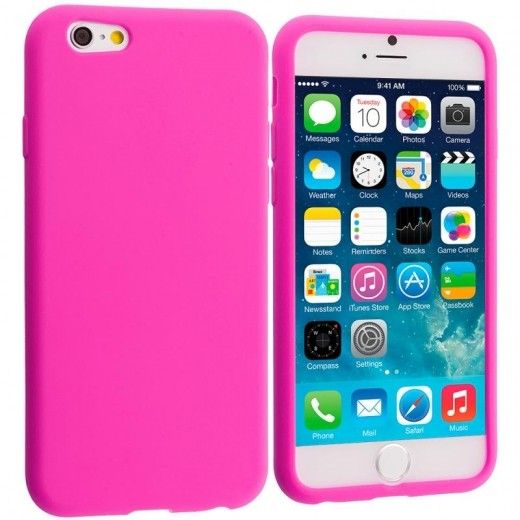 Накладка Apple TPU Original Iphone 6 Pink - фото Накладка Apple TPU Original Iphone 6 Pink - фото - интернет-магазин электроники и бытовой техники TTT