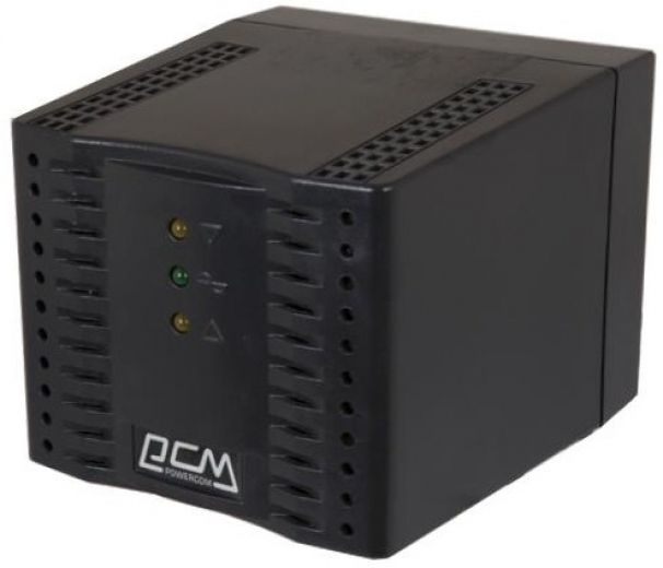 Стабілізатор напруги Powercom TCA-1200 Black - фото - інтернет-магазин електроніки та побутової техніки TTT