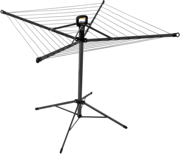 Сушарка для білизни підлогова Casa Si Pop-Up Rotary 20 м (CS92039B) (DAS302414) Anthracite  - фото - інтернет-магазин електроніки та побутової техніки TTT